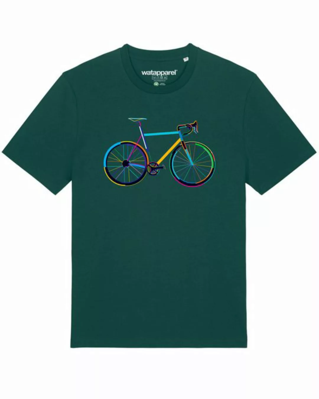 wat? Apparel Print-Shirt Fahrrad by night (1-tlg) günstig online kaufen