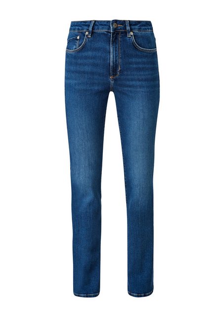 s.Oliver Bootcut-Jeans "BEVERLY", in Stretch-Qualität, mit Nieten an den Ta günstig online kaufen