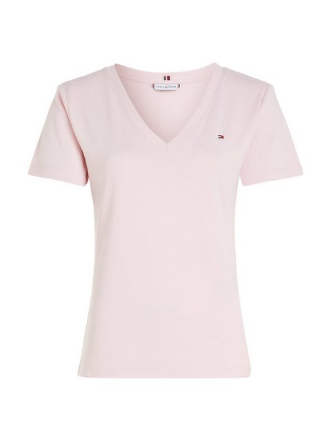 Tommy Hilfiger T-Shirt mit Logostickerei günstig online kaufen