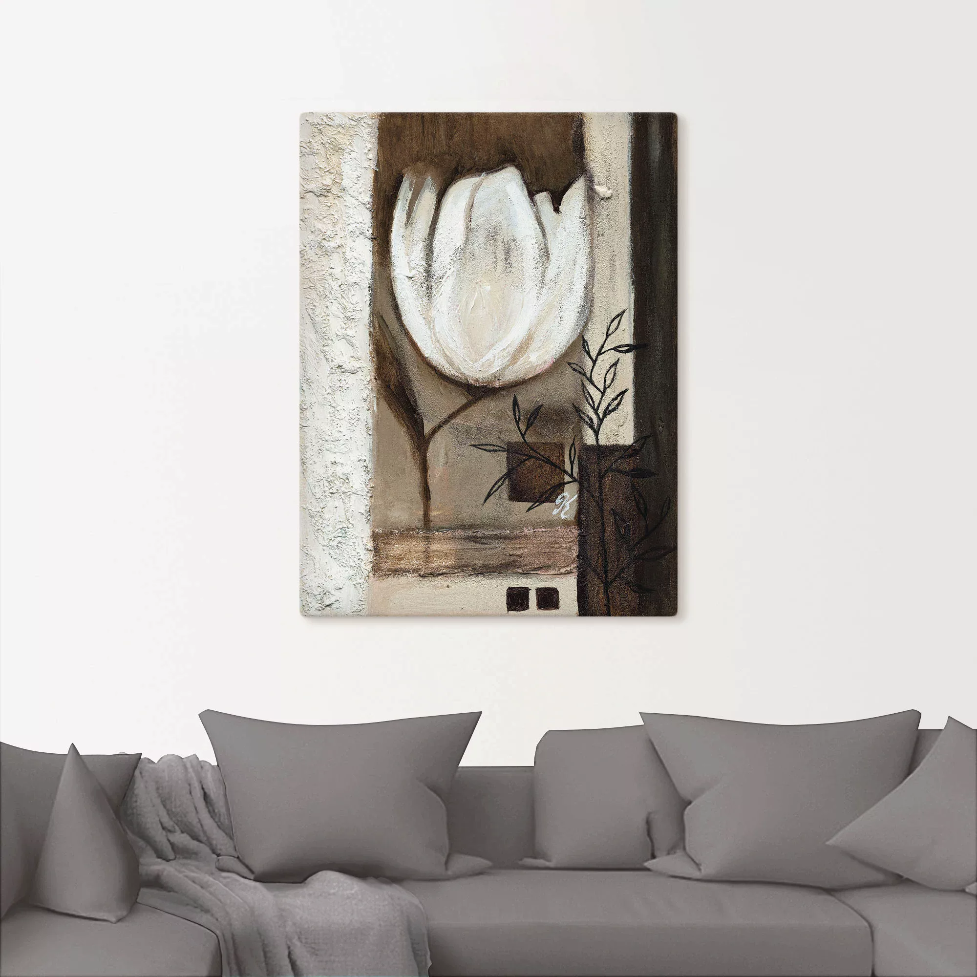 Artland Wandbild »Braune Tulpen II«, Blumen, (1 St.), als Leinwandbild, Wan günstig online kaufen