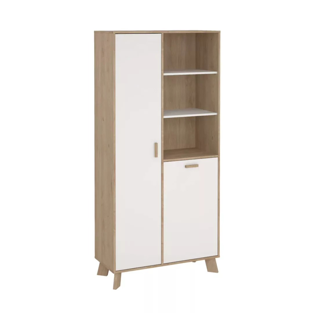 andas Vitrine "Ikast Vitrinenschrank, Standvitrine, Schrank, Stauraum", 2 T günstig online kaufen