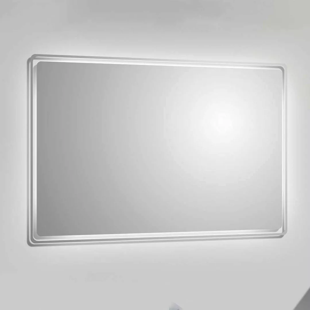 Badspiegel mit Glasrahmen LED Beleuchtung günstig online kaufen