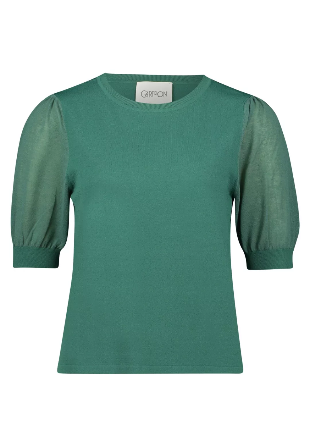 Cartoon Kurzarmshirt "Cartoon Damen Strickpullover mit Rundhalsausschnitt", günstig online kaufen