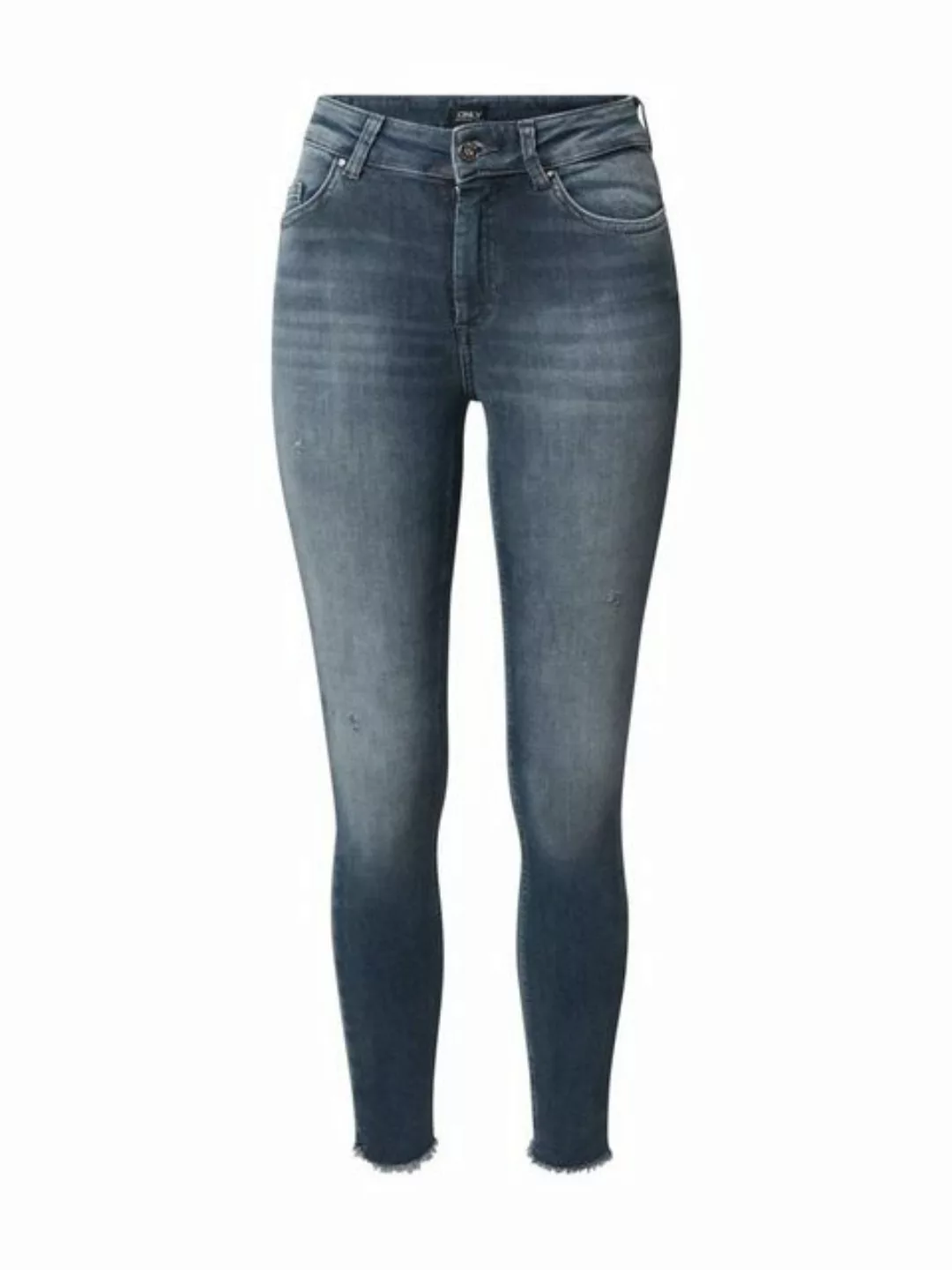 Only Damen Jeans ONLBLUSH LIFE MID SK ANK RW REA422 - Skinny Fit - Blau -Sp günstig online kaufen