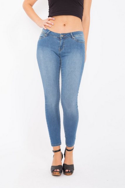 Way of Glory 5-Pocket-Jeans Jessie skinny fit & narrow leg, dunkle Waschung günstig online kaufen