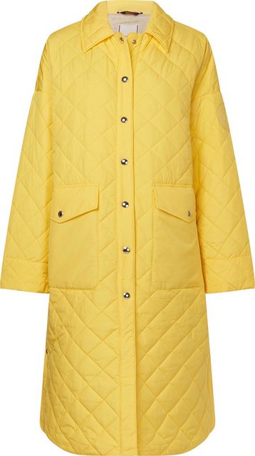 Tommy Hilfiger Steppjacke QUILTED SORONA LONG SHACKET mit großen aufgesetzt günstig online kaufen