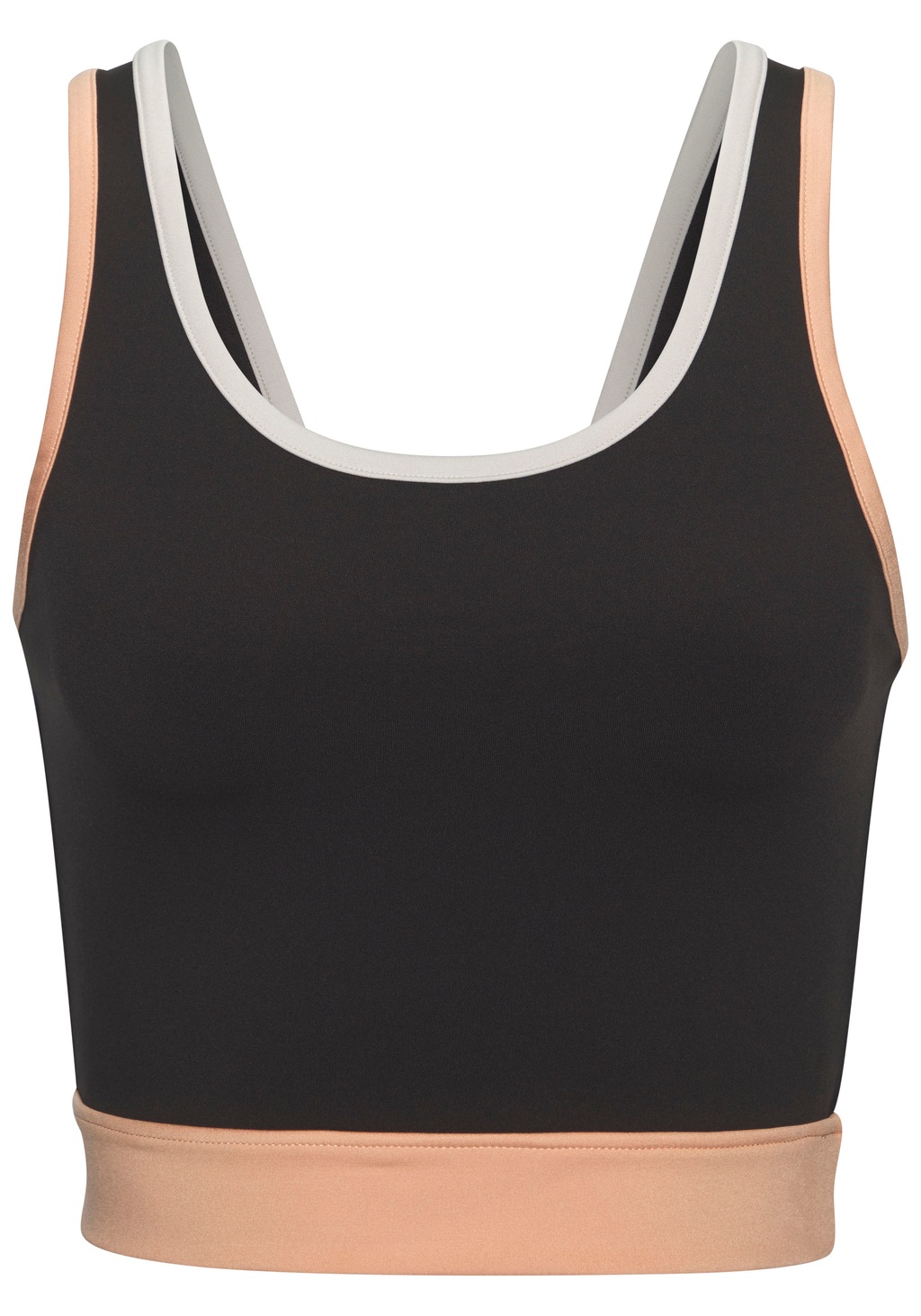 LASCANA ACTIVE Crop-Top, Logo-Badge auf der Rückseite günstig online kaufen