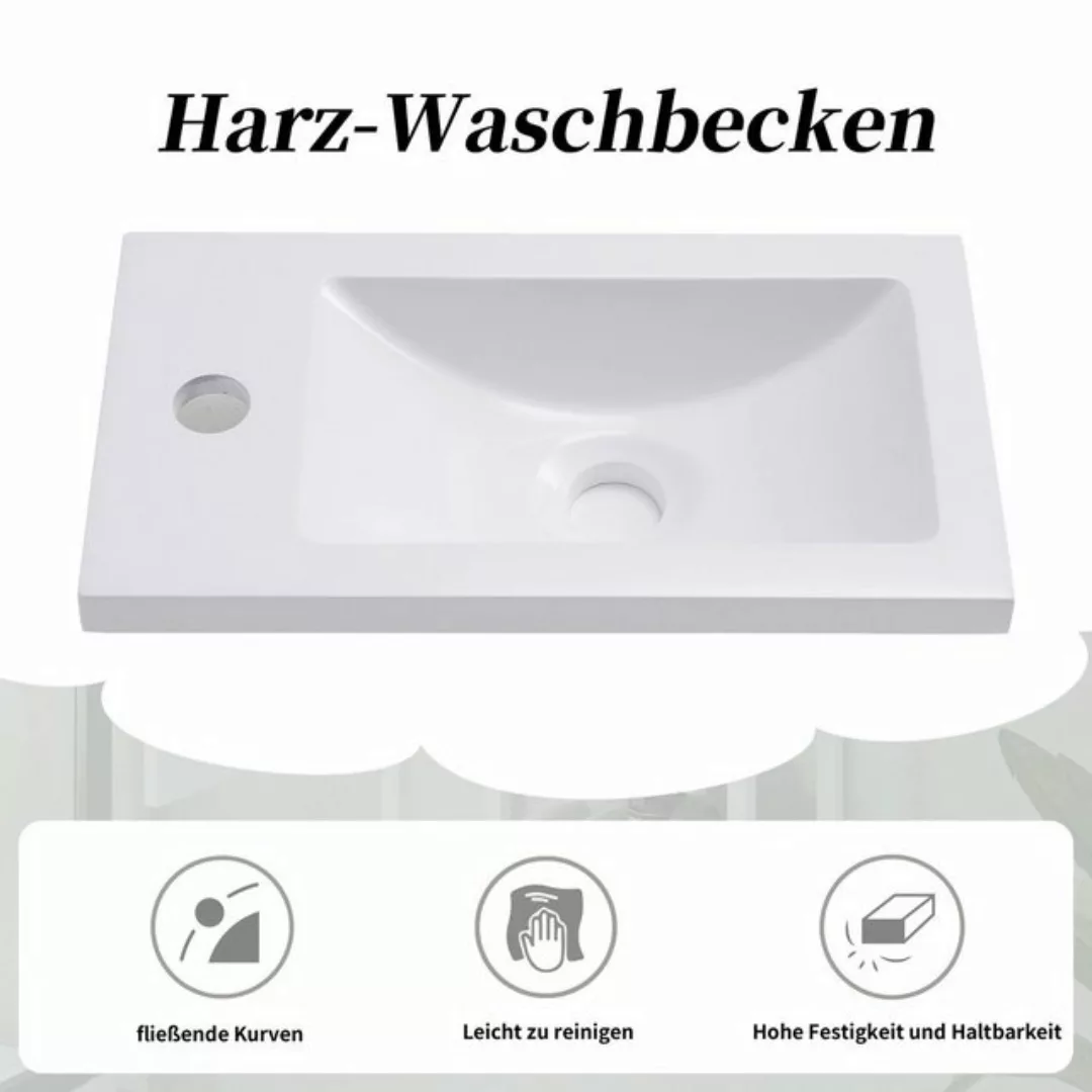 PFCTART Waschbeckenunterschrank Badmöbel Waschbecken mit Unterschrank 40 cm günstig online kaufen