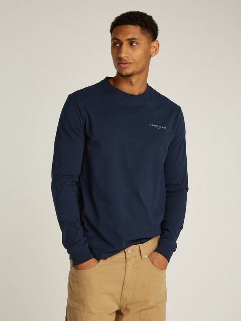 Tommy Jeans Plus Langarmshirt TJM SLIM LINEAR CHEST LS TEE EXT in Großen Gr günstig online kaufen