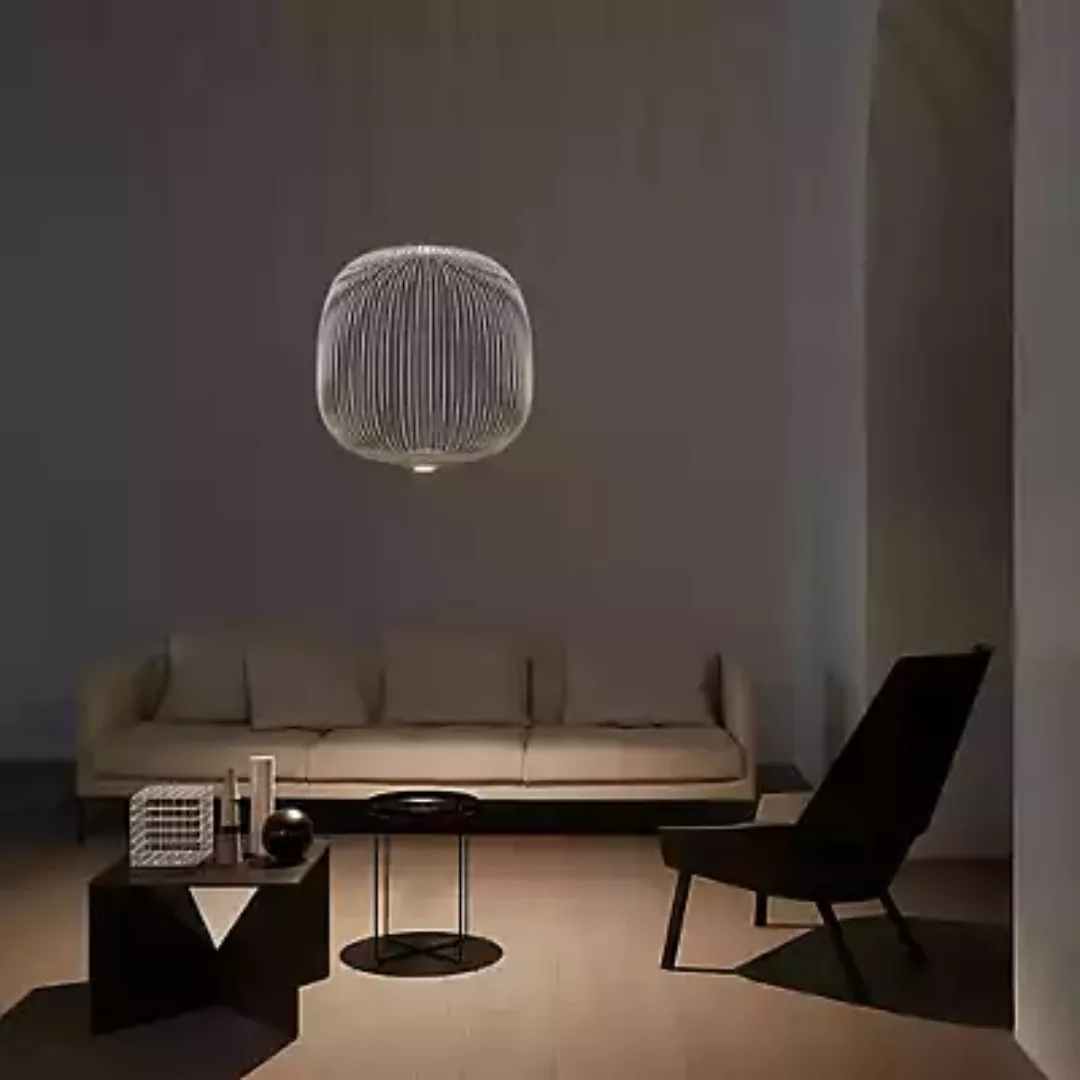 Foscarini Spokes 2 Sospensione LED, gold - media - dimmbar günstig online kaufen