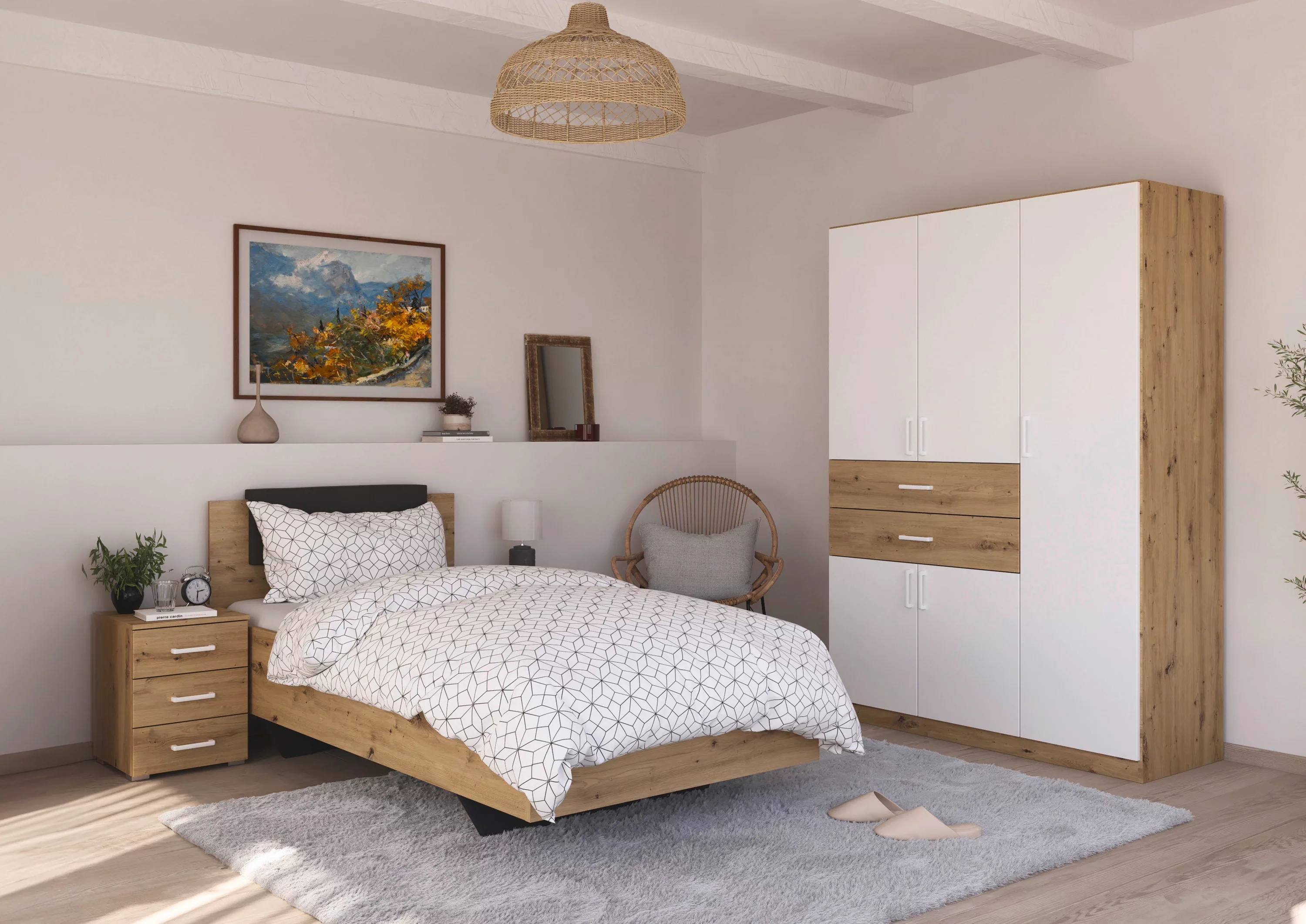 rauch Schlafzimmer-Set "Komplettzimmer Komplettschlafzimmer Schlafzimmer-Se günstig online kaufen