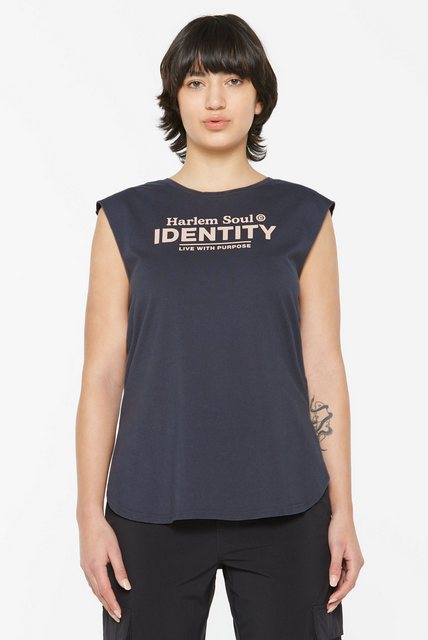 Harlem Soul Rundhalsshirt mit längerer Rückenpartie günstig online kaufen