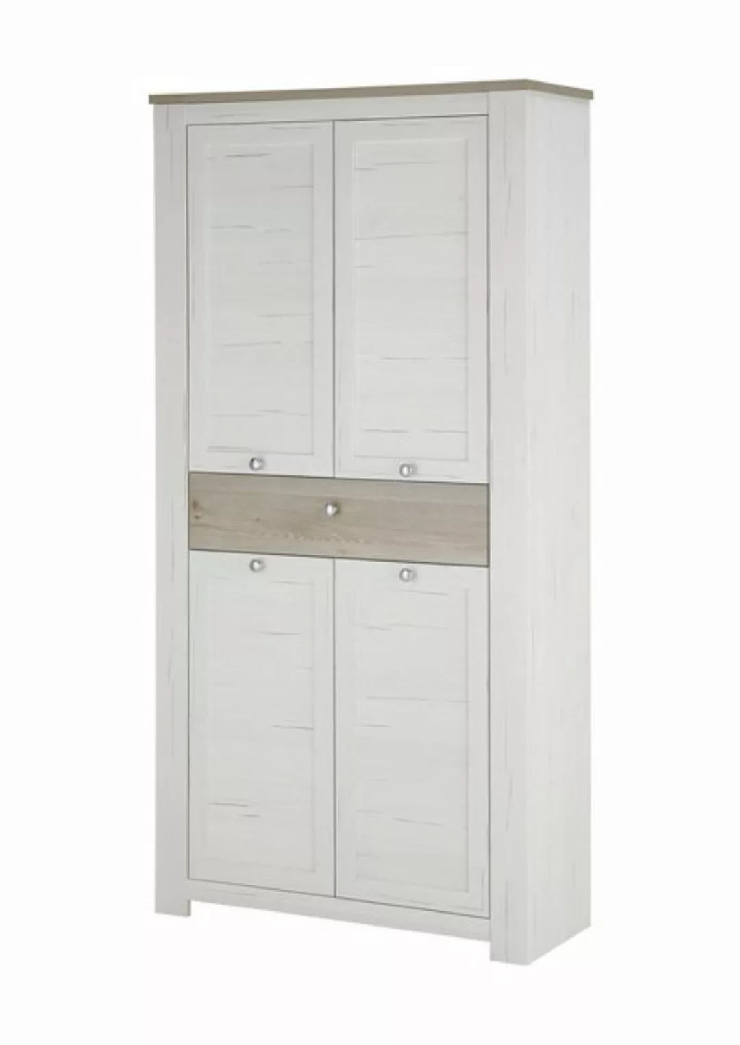 PREISBRECHER Schuhschrank Bernadene 98 x 195 x 38 cm (B/H/T) günstig online kaufen