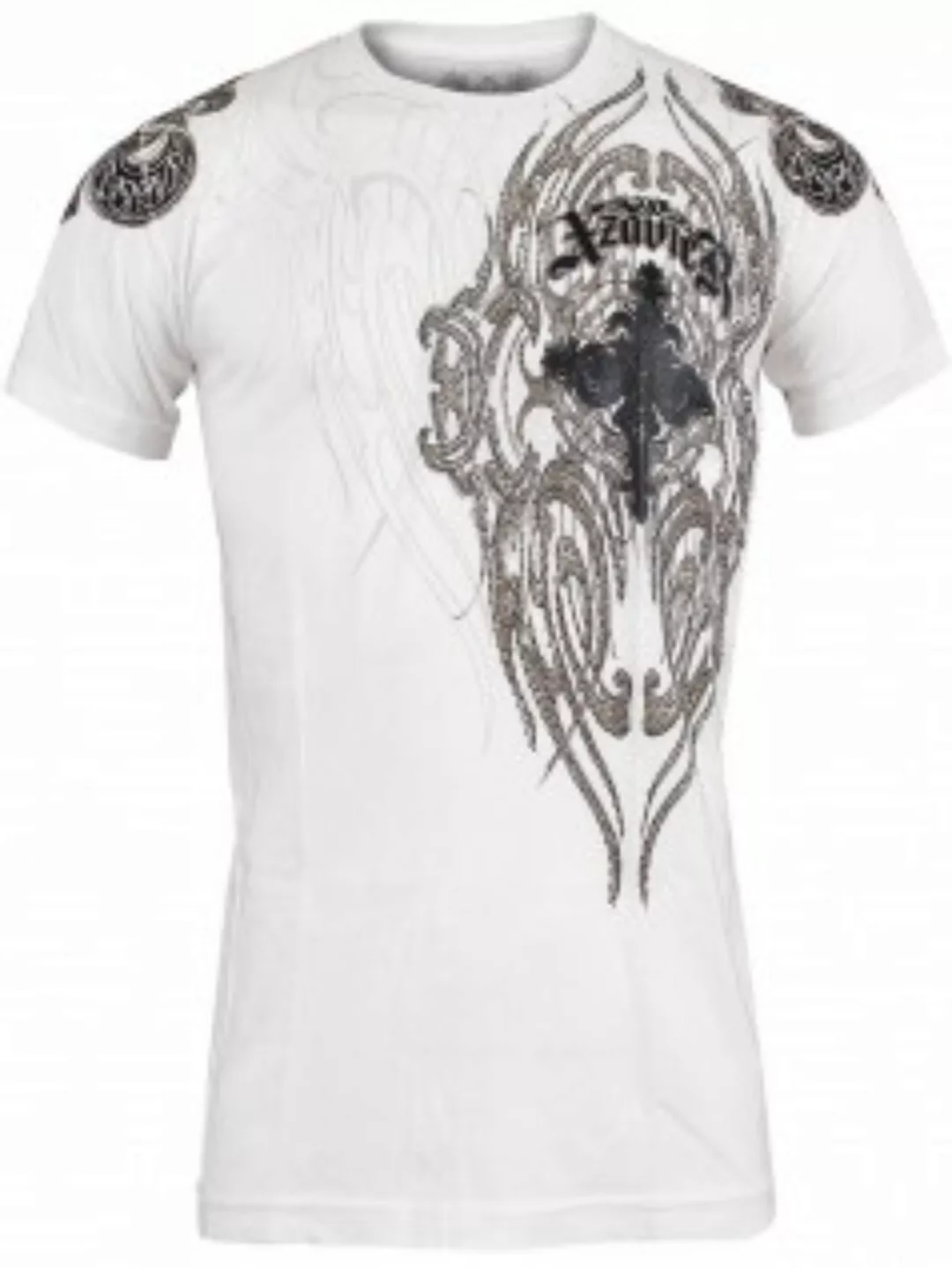 Xzavier Herren Shirt Fleur Cross (S) (wei) günstig online kaufen