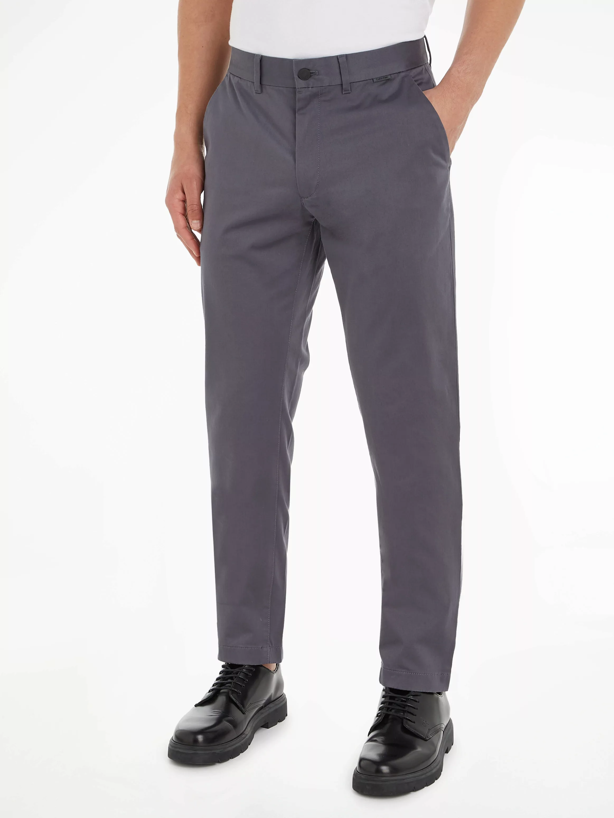 Calvin Klein Chinohose "SATEEN STRETCH SLIM CHINO" günstig online kaufen