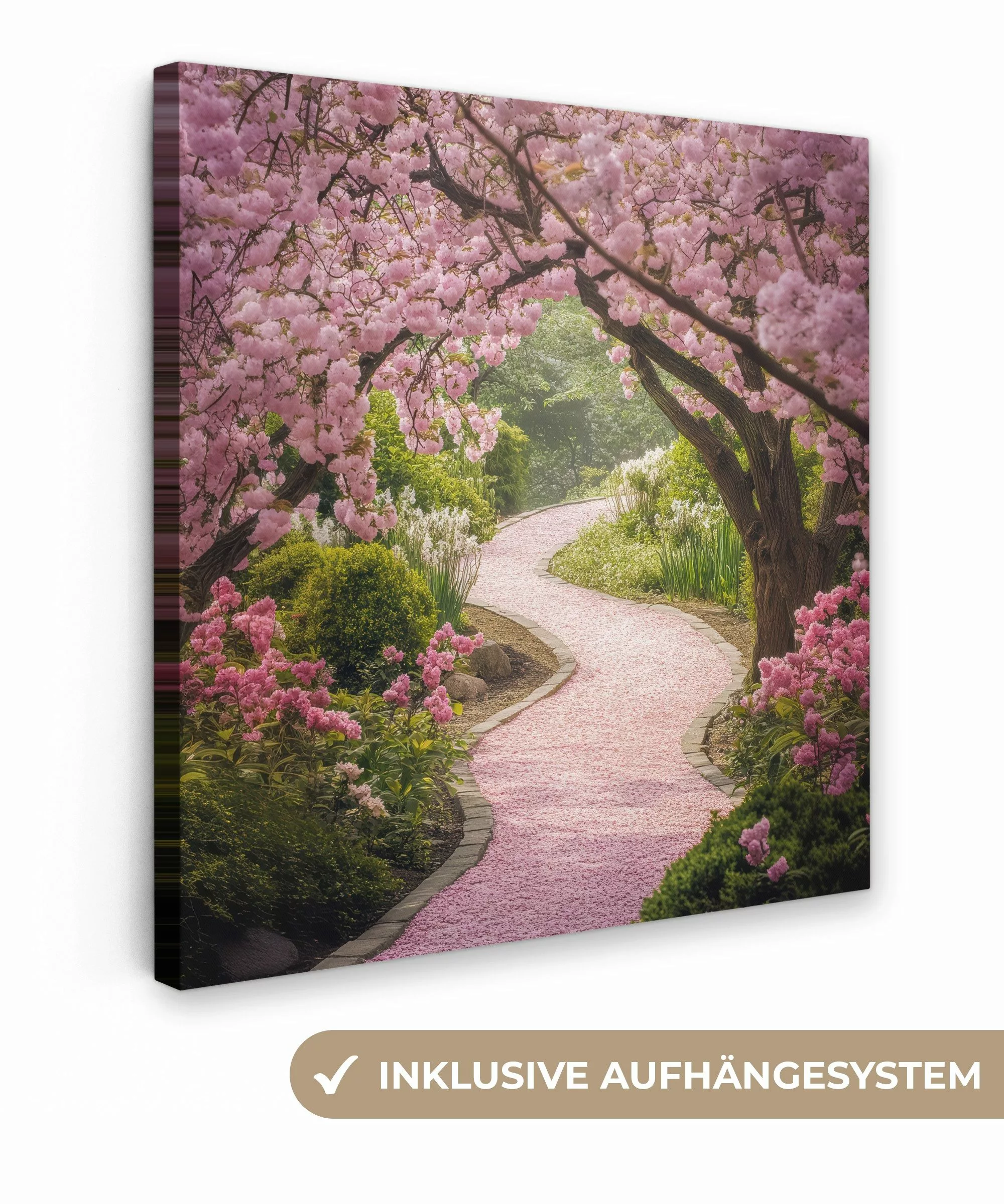 OneMillionCanvasses® Leinwandbild Kirschblüte - Natur - günstig online kaufen