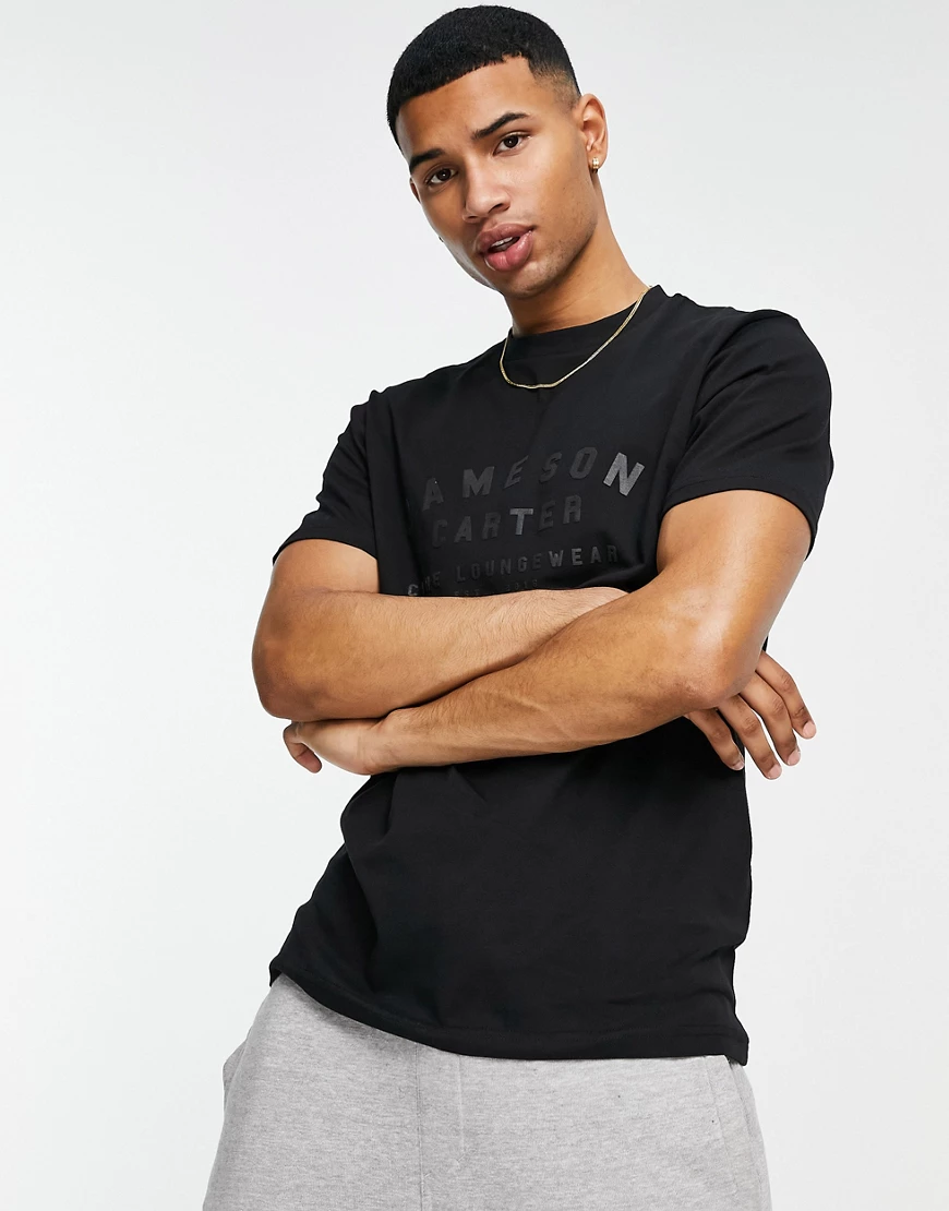 Jameson Carter – Cody – T-Shirt in Schwarz günstig online kaufen