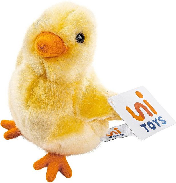 Uni-Toys Kuscheltier Küken gelb - 13 cm (Höhe) - Plüsch-Huhn, Henne, Vogel günstig online kaufen