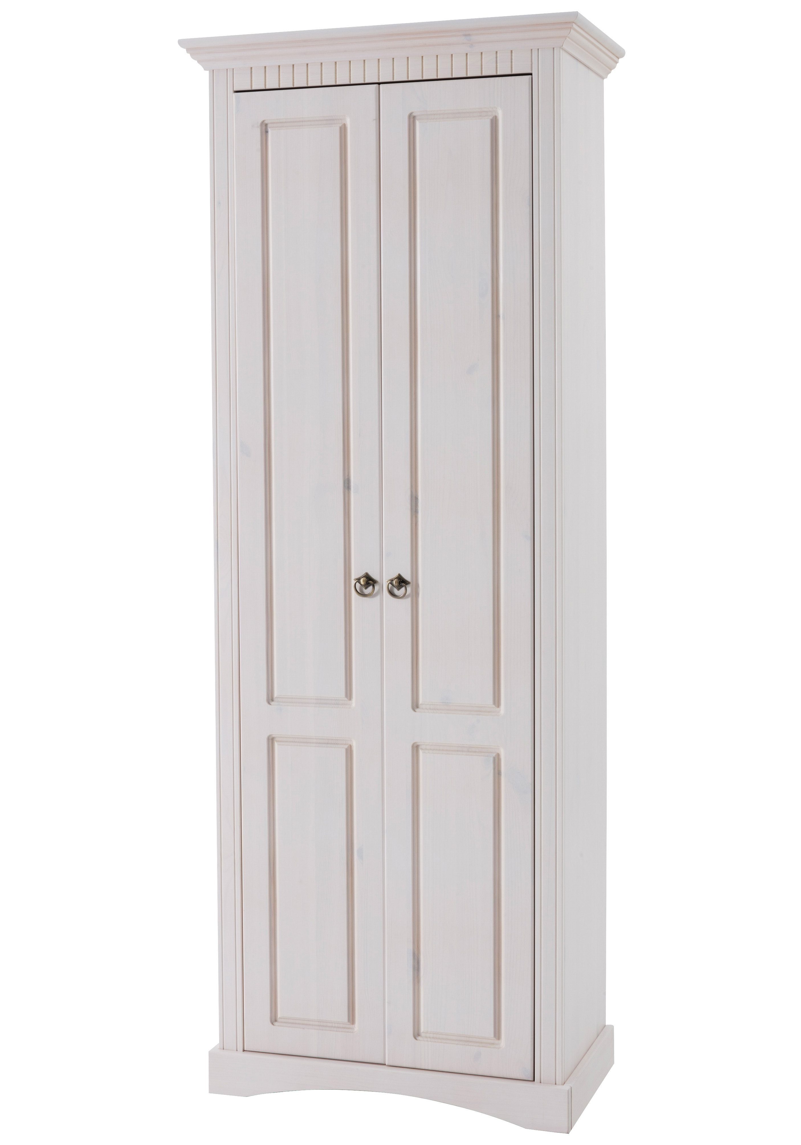 Home affaire Garderobenschrank "Rustic", aus massiver Kiefer, Breite 71 cm, günstig online kaufen