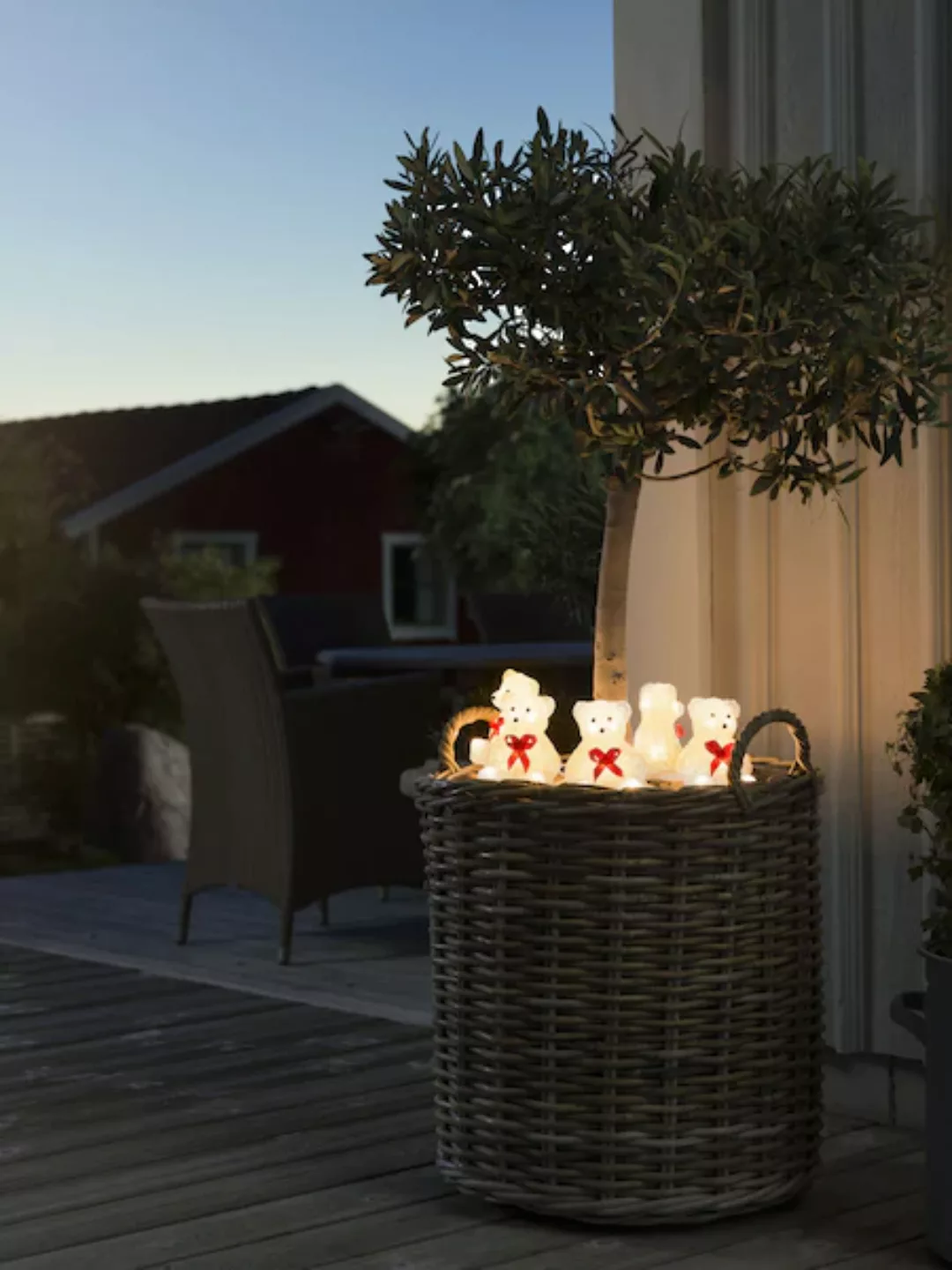 KONSTSMIDE LED-Lichterkette »Weihnachtsdeko aussen«, 40 St.-flammig günstig online kaufen