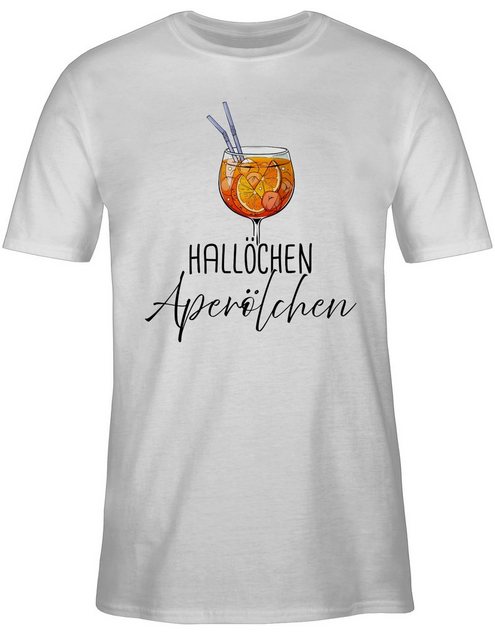 Shirtracer T-Shirt Hallöchen Aperölchen Aperol Spritz Mädelsabend Karneval günstig online kaufen