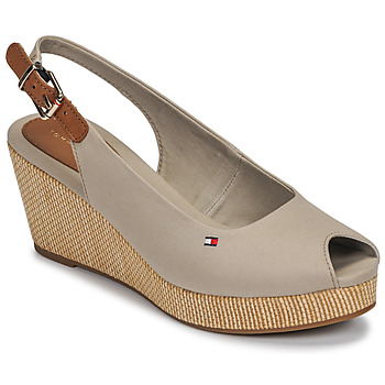 Tommy Hilfiger  Sandalen ICONIC ELBA SLING BACK WEDGE günstig online kaufen