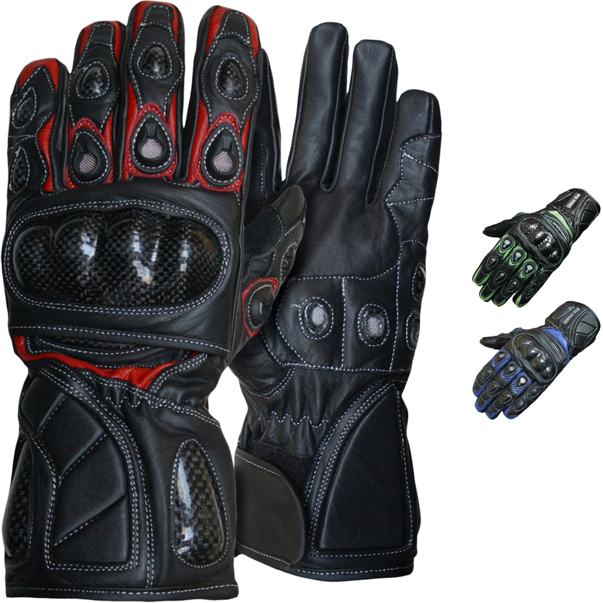 German Wear Motorradhandschuhe GW402G Motorradhandschuhe Lederhandschuhe günstig online kaufen