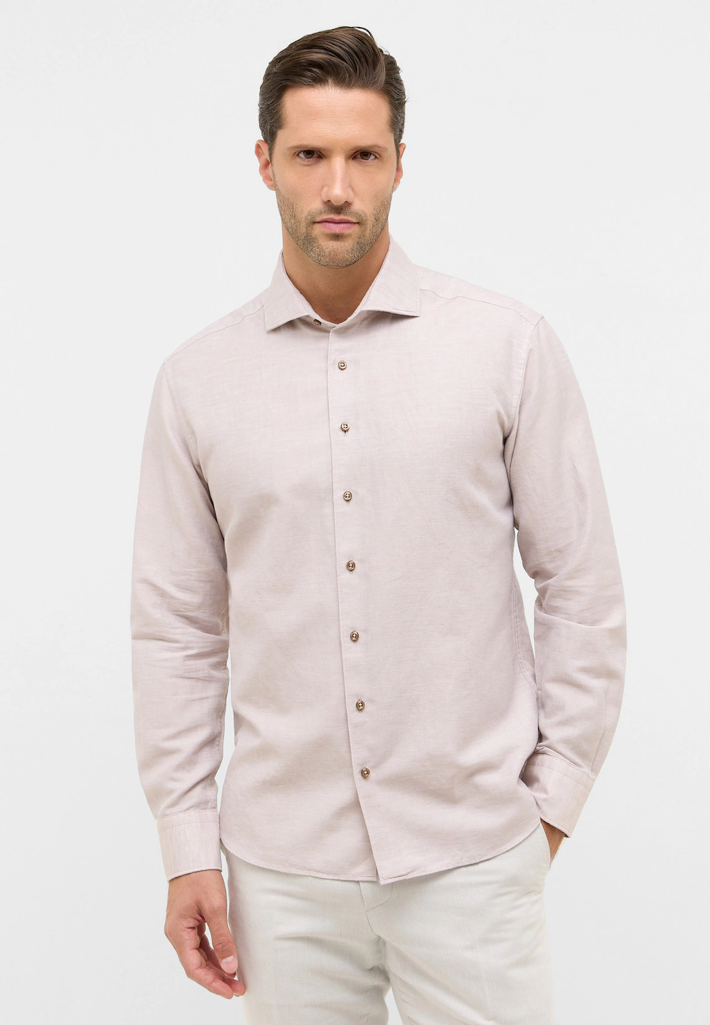 Eterna Langarmhemd "MODERN FIT", EASY IRON (bügelleicht) günstig online kaufen