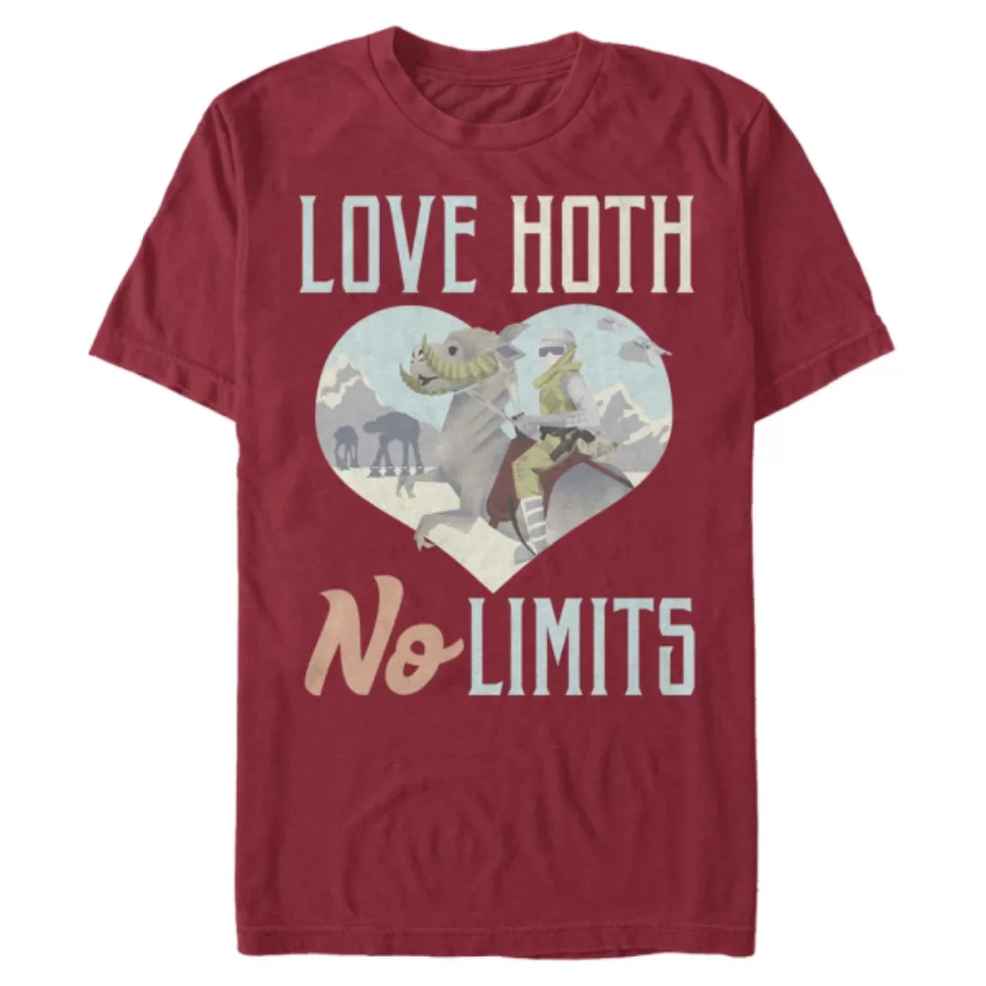 Star Wars - Text Hoth Love - Valentinstag - Männer T-Shirt günstig online kaufen