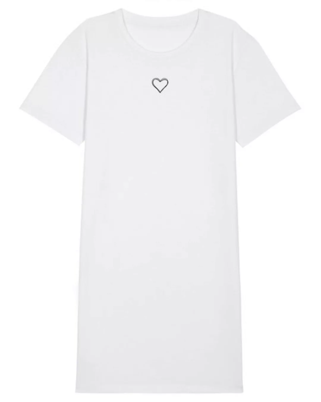 Kurzärmeliges Bio Damen T-shirt-kleid "Streetlove" günstig online kaufen