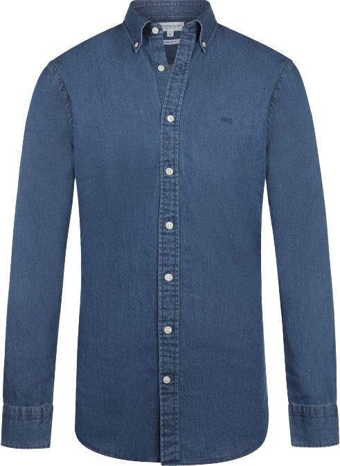 McGregor Hemd Chambray Indigo - Größe L günstig online kaufen