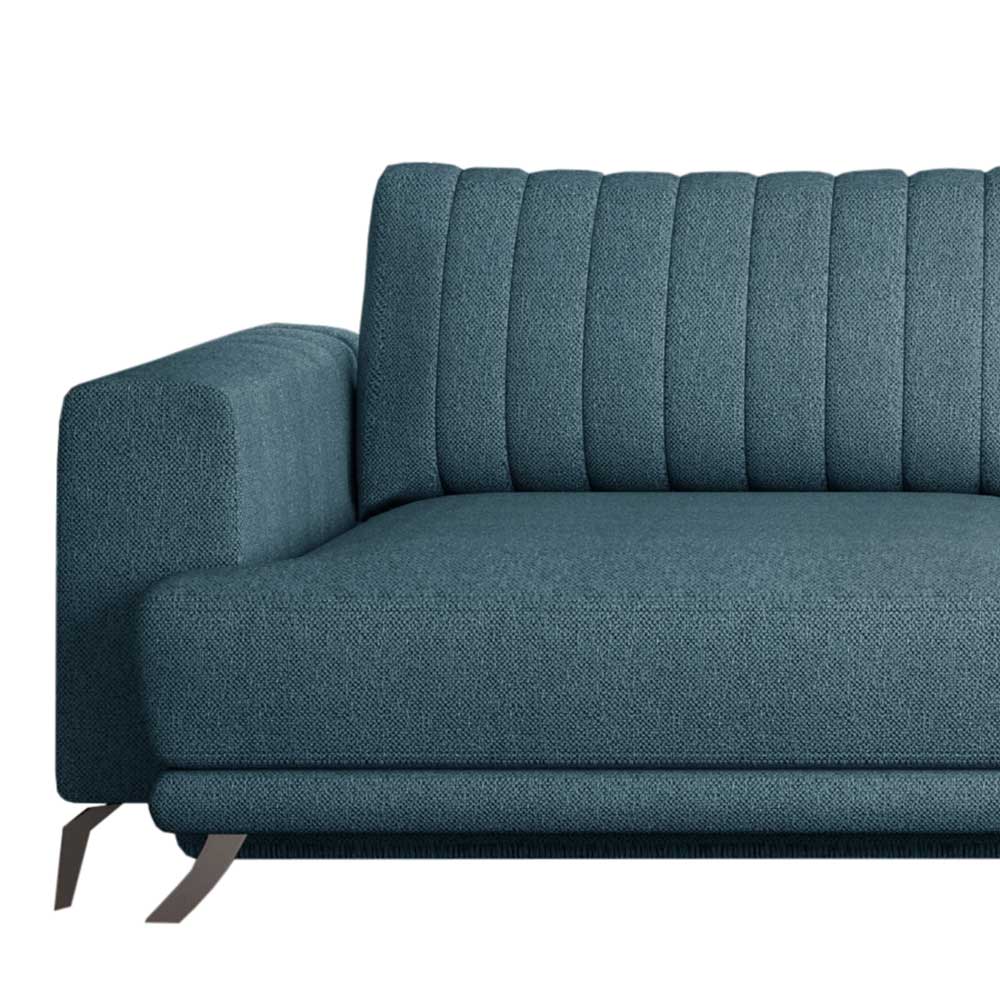 Sofa Couch in Petrol aus Webstoff günstig online kaufen