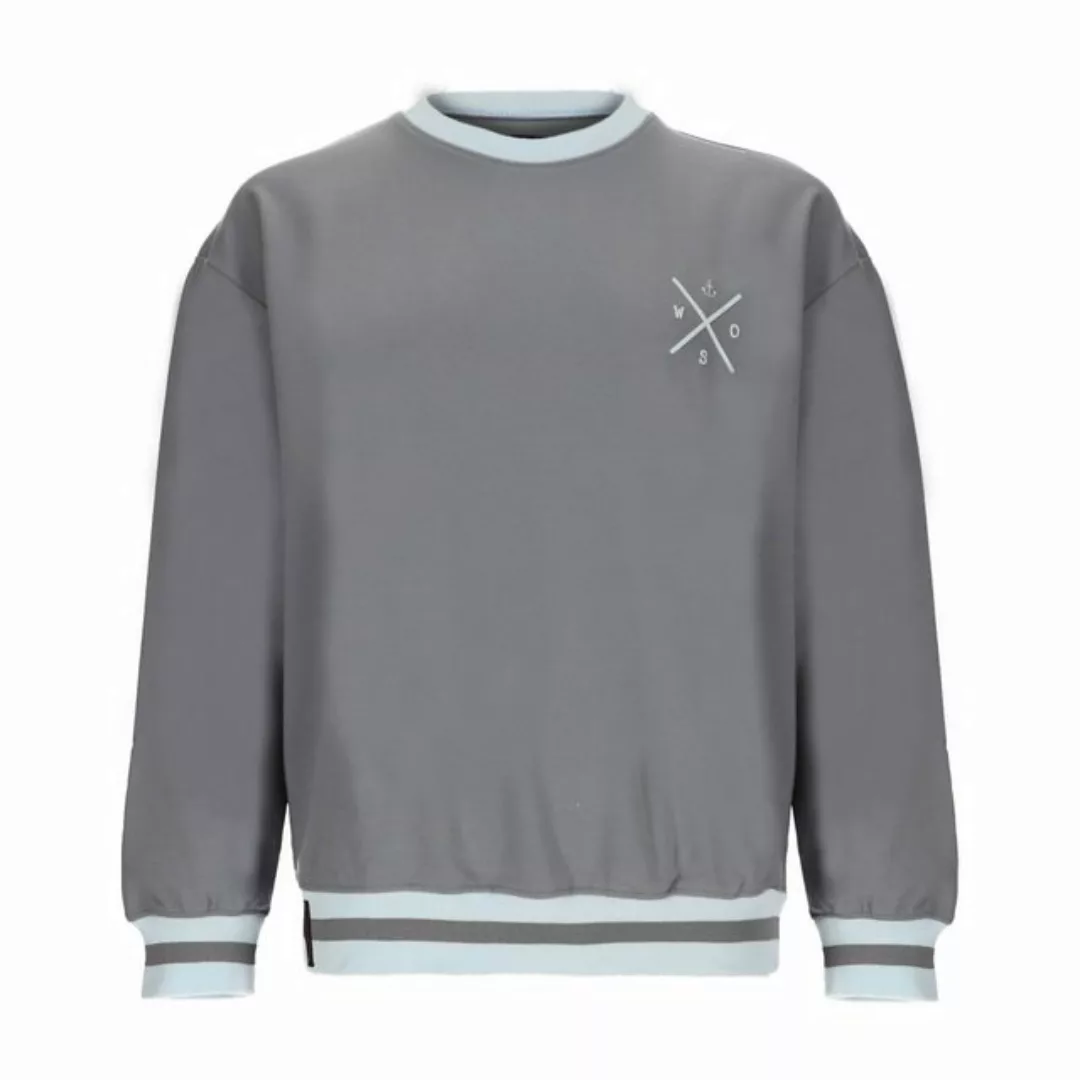 Wattlöper Rundhalspullover Damen Sweatshirt Pullover mit Schriftzug X-Stick günstig online kaufen