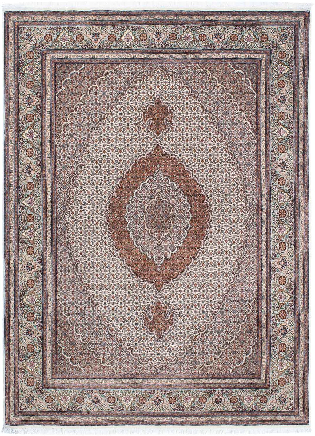 morgenland Orientteppich »Perser - Täbriz - 212 x 153 cm - hellbraun«, rech günstig online kaufen