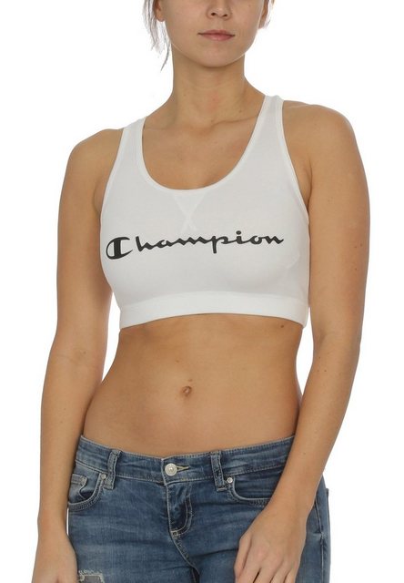 Champion T-Shirt Champion Bra Damen 112570 F19 WW001 WHT Weiss günstig online kaufen