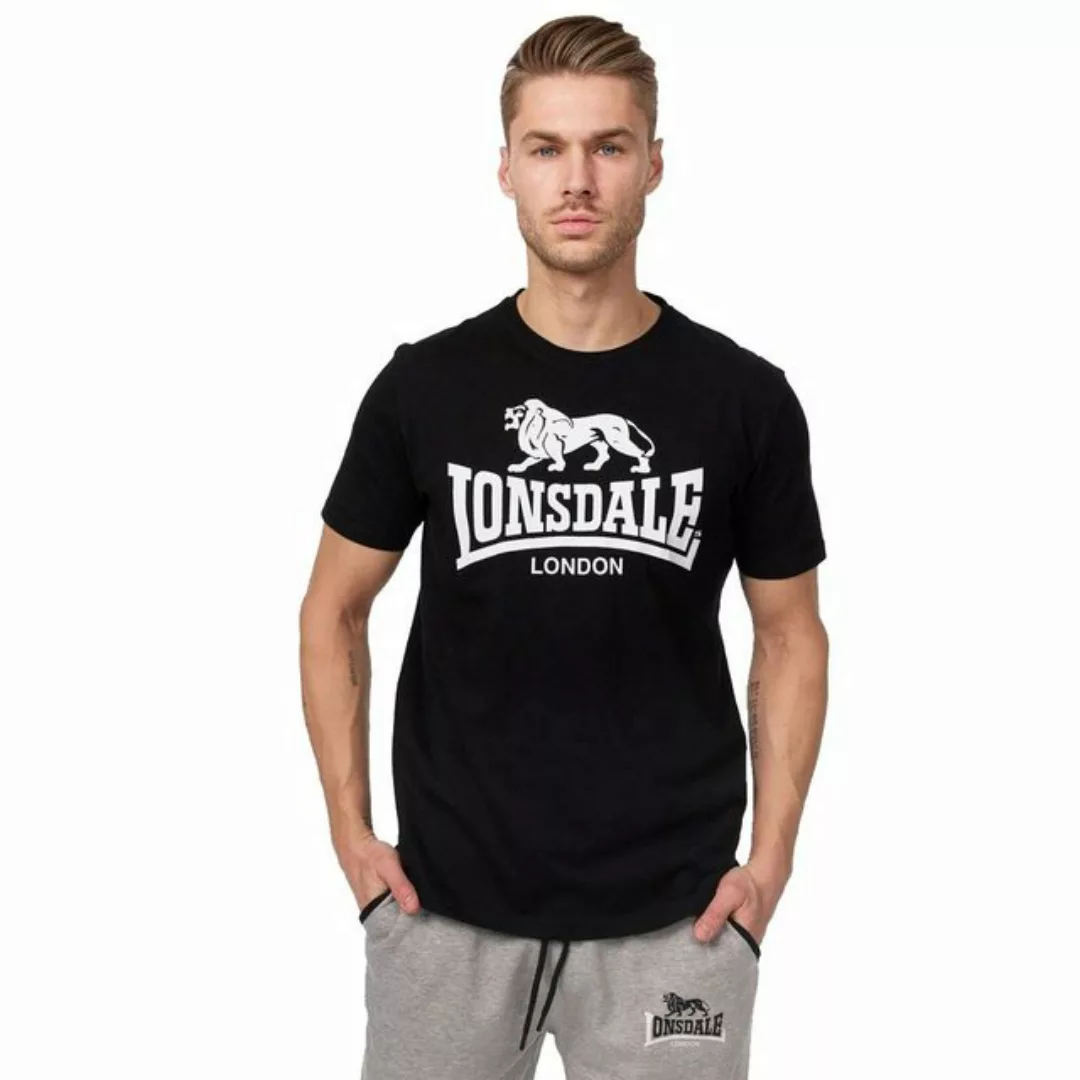 Lonsdale T-Shirt Lonsdale Herren T-Shirt Logo black XL (1-tlg) günstig online kaufen