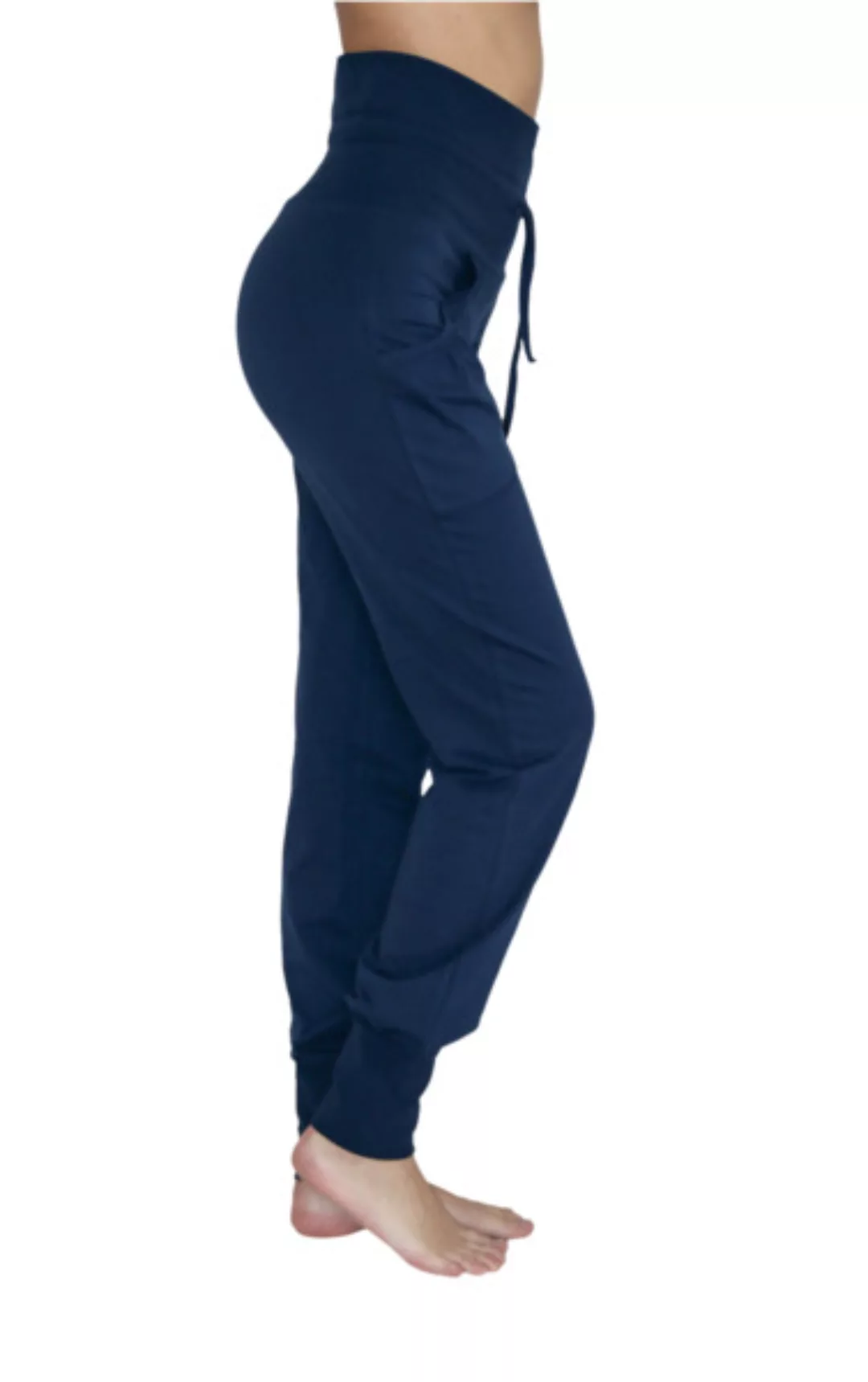 Damen Yogahose 2 Farben Bio-baumwolle Hose Mit Taschen 4082 günstig online kaufen