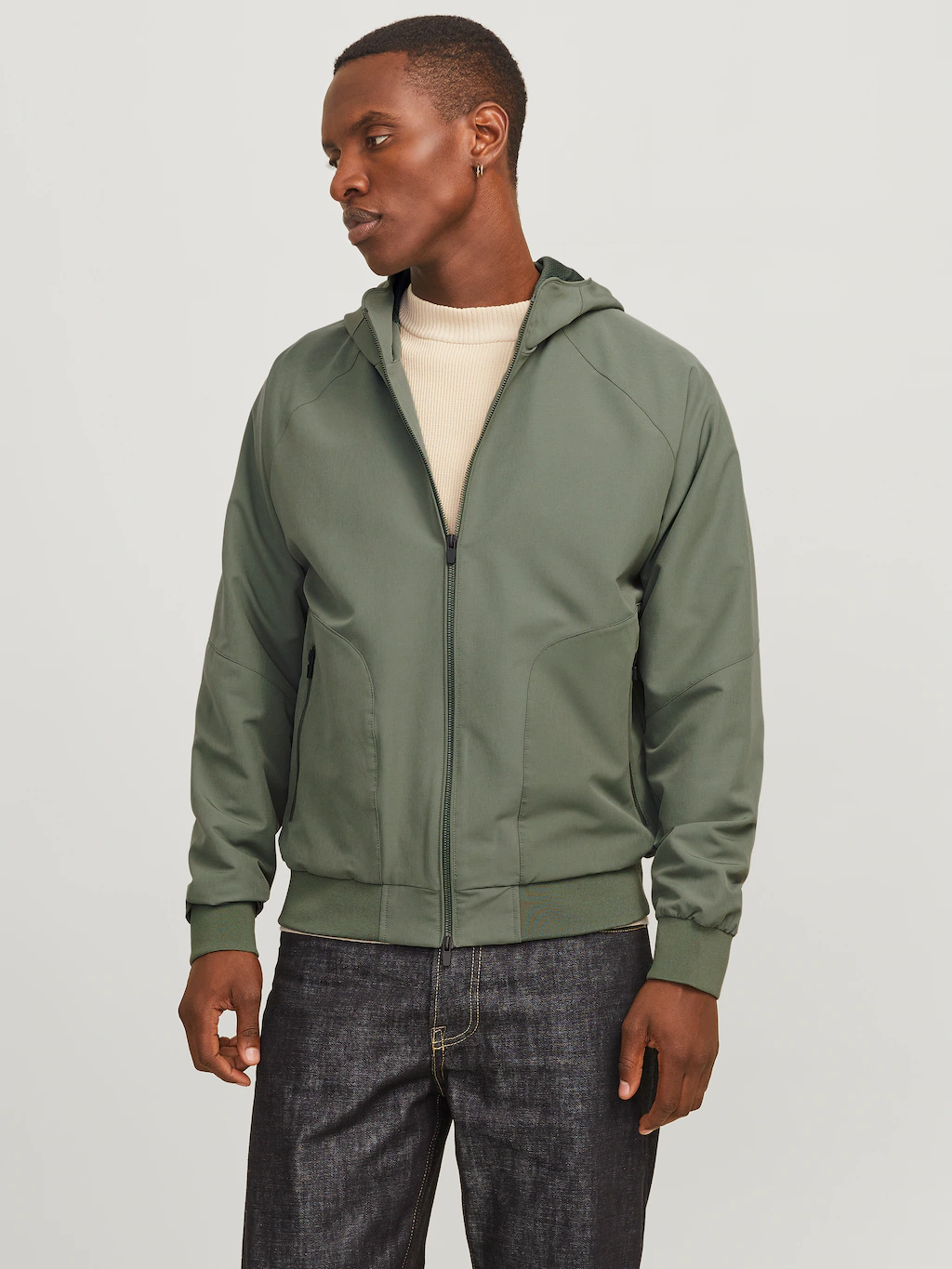 Jack & Jones Bomberjacke "JJEPERFECT BOMBER NOOS", mit Kapuze, mit Kapuze günstig online kaufen