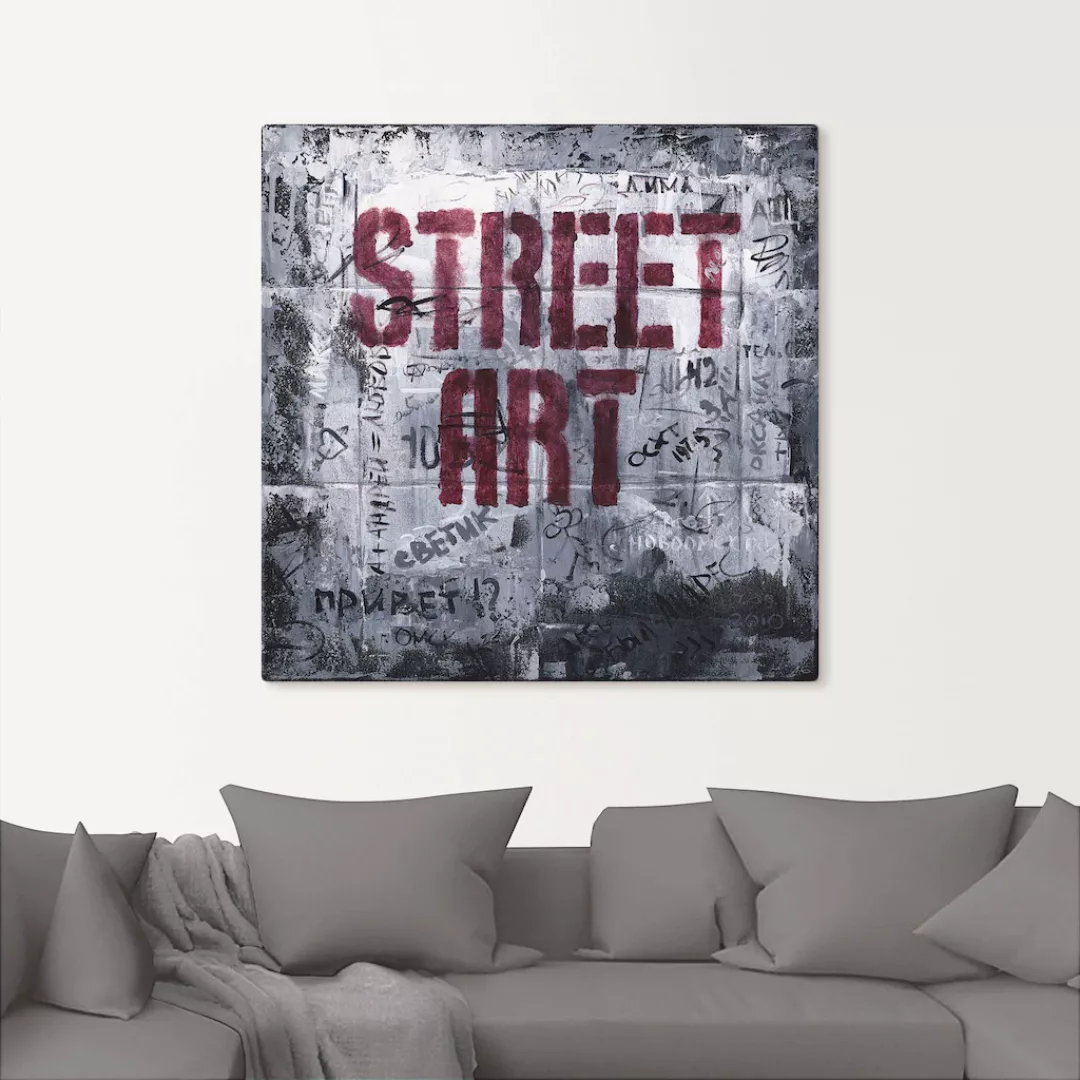 Artland Wandbild »Street Art - Straßenkunst«, Sprüche & Texte, (1 St.) günstig online kaufen