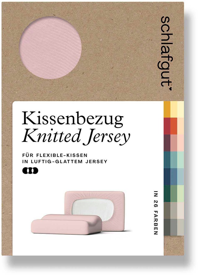 Schlafgut Kissenbezug »Pure flexibler Kissenbezug für Nackenstützkissen«, ( günstig online kaufen
