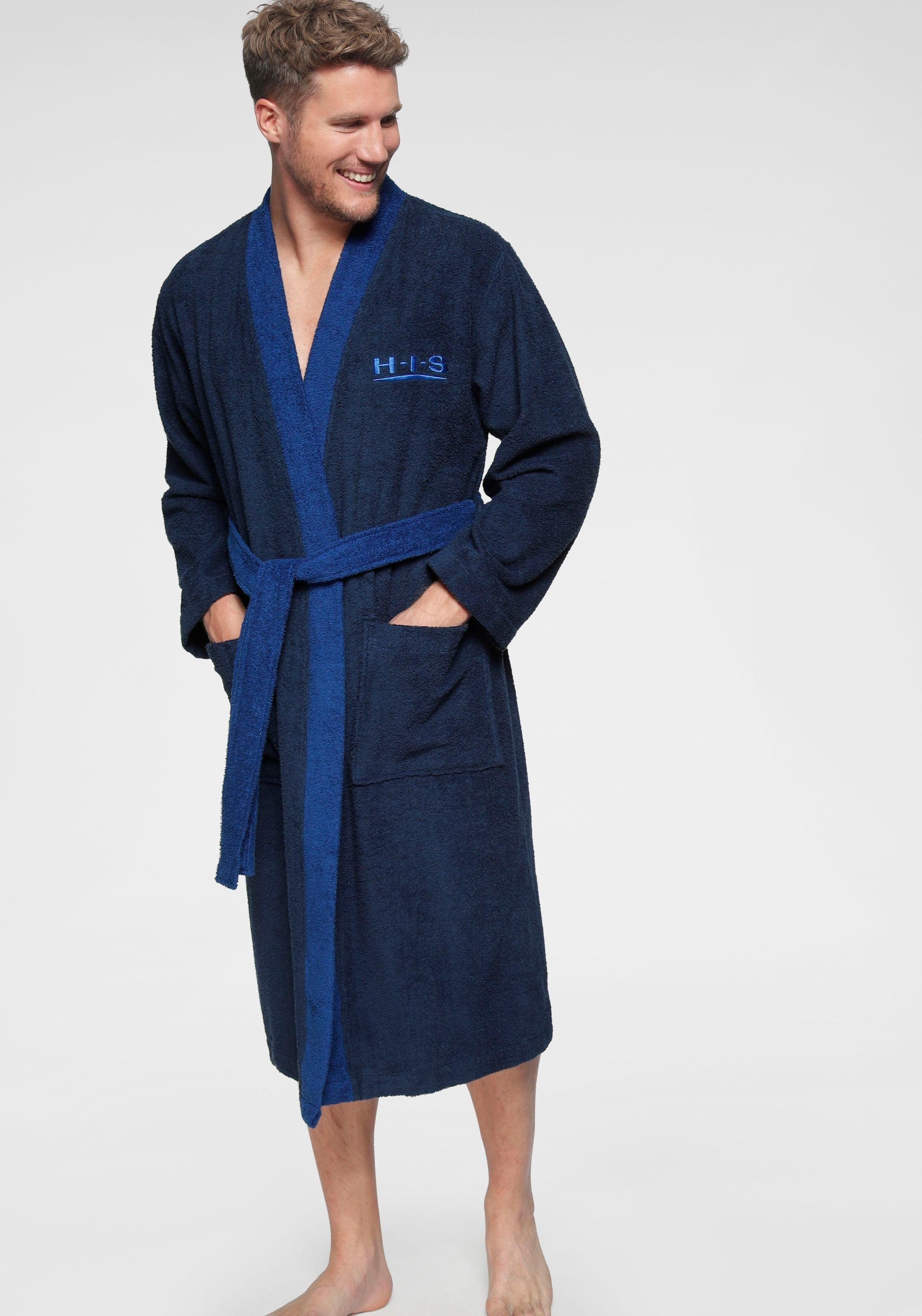 H.I.S Unisex-Bademantel Hannes, ideal für Sauna günstig online kaufen