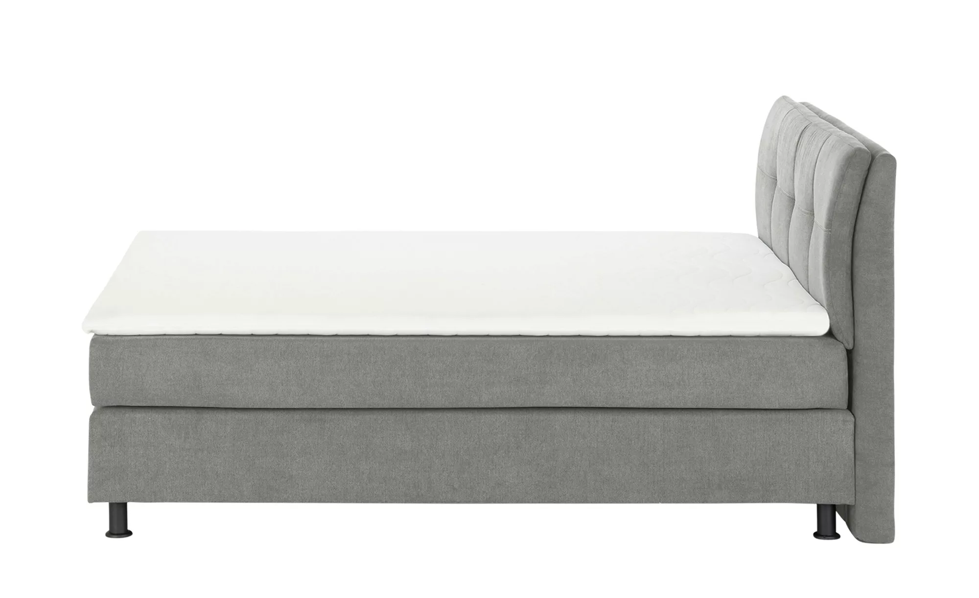 SKAGEN BEDS Boxspringbett  Vegg Towel ¦ grau ¦ Maße (cm): B: 205 H: 112,5 B günstig online kaufen