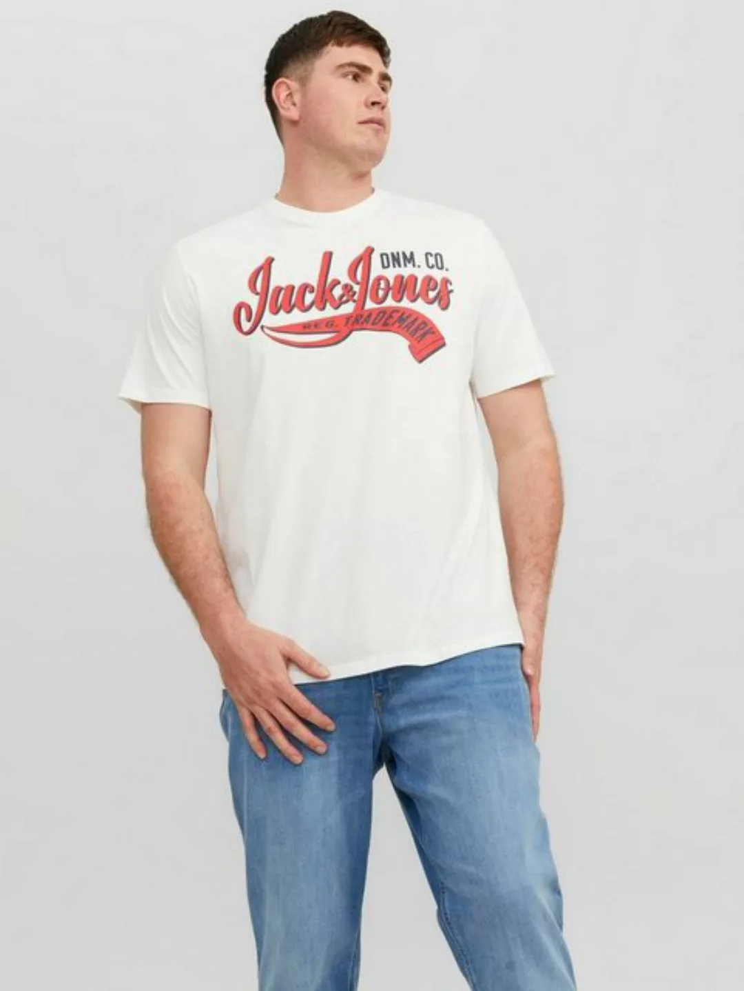 Jack & Jones T-Shirt JJELOGO TEE SS O-NECK 2 COL 23/24 P günstig online kaufen