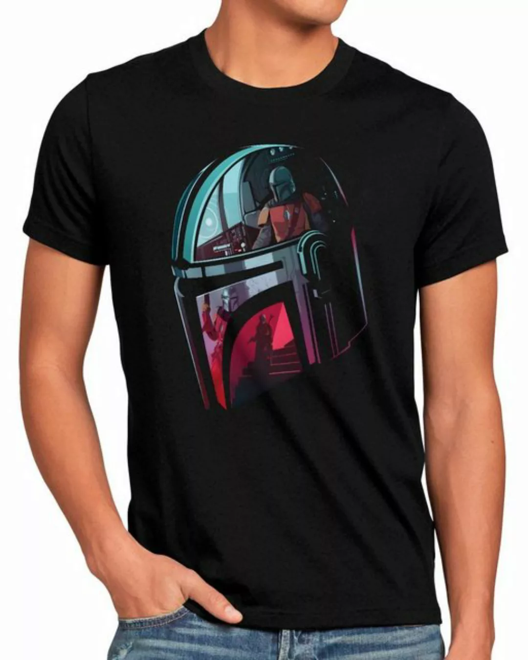 style3 Print-Shirt yoda wars boba fett mandalorian andor star günstig online kaufen