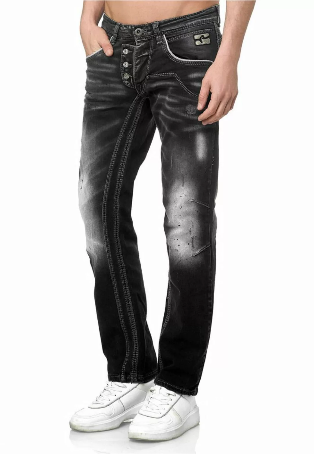 Rusty Neal Straight-Jeans, im bequemen Straight Fit-Schnitt günstig online kaufen