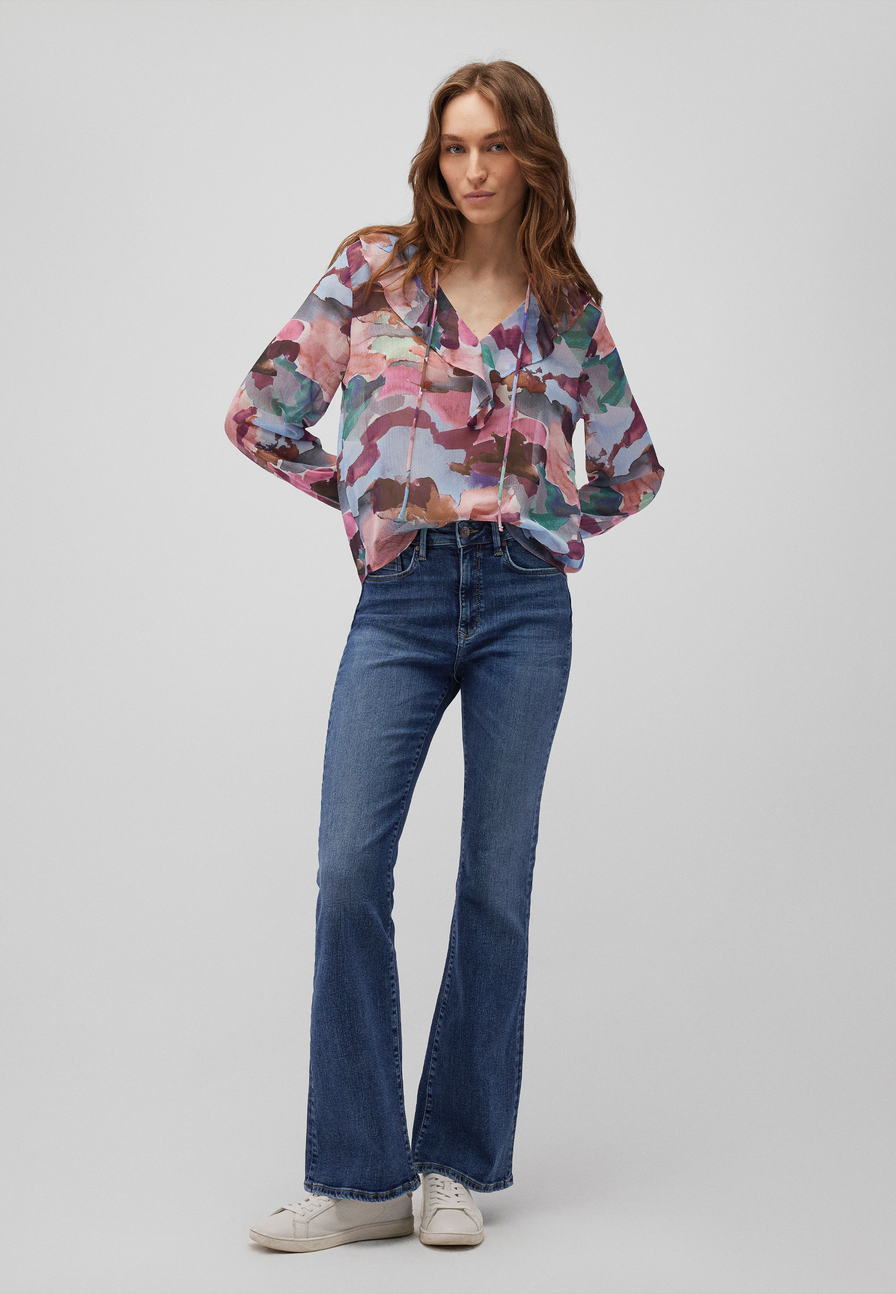 Mavi Langarmbluse "CHIFFON BLOUSE", Bluse Chiffon günstig online kaufen