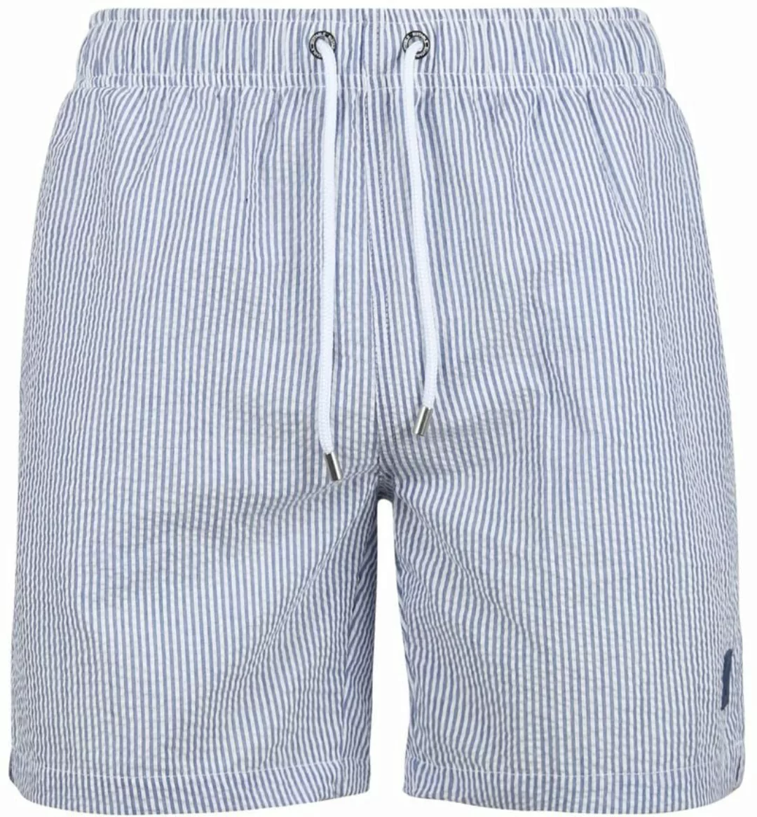 Suitable Badeshorts Stripe Seersucker Blau - Größe M günstig online kaufen