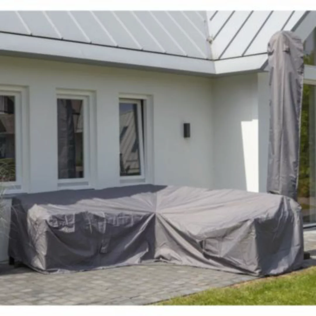 Garten-Lounge-Set-Abdeckung 275x275x70 cm Grau grau günstig online kaufen