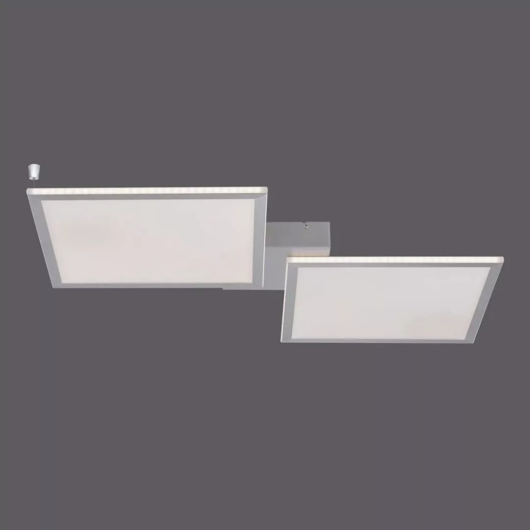 Q-Smart LED Deckenleuchte Q-Rosa in Silber tunable white inkl. Fernbedienun günstig online kaufen