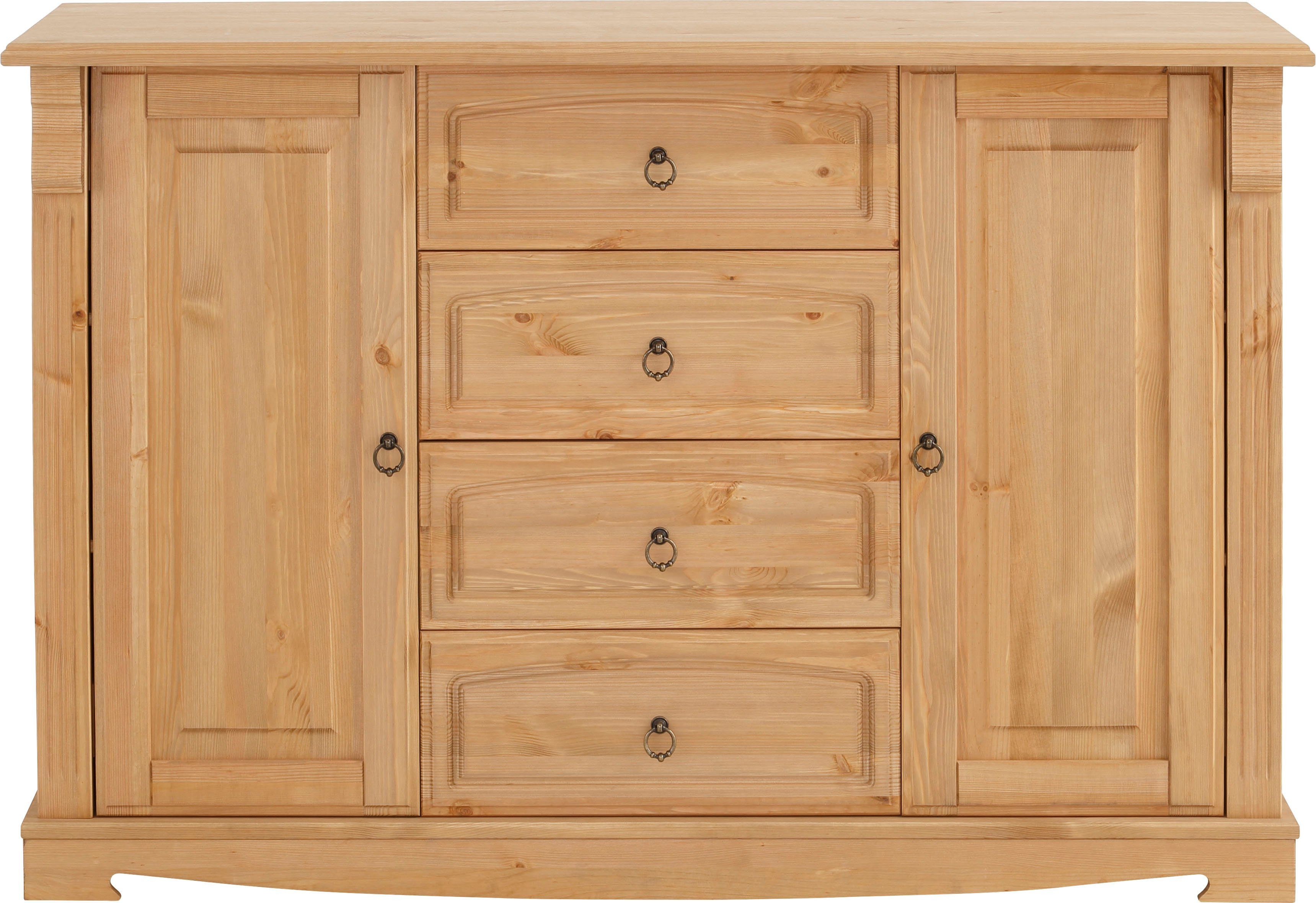 Home affaire Sideboard "Anna", (Gesamtmaße (B/T/H): ca. 140/44/88 cm), Komm günstig online kaufen